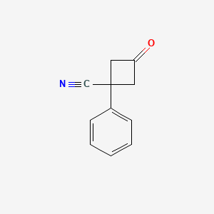 3-Oxo-1-phenylcyclobutane-1-carbonitrile