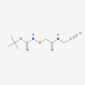Carbamic acid, [2-oxo-2-(2-propynylamino)ethoxy]-, 1,1-dimethylethyl ester