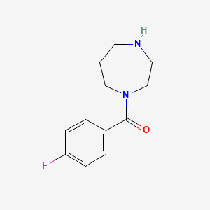 molecular formula C12H15FN2O B3114693 1-(4-Fluorobenzoyl)-1,4-diazepane CAS No. 203519-36-2