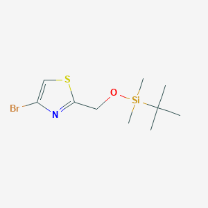 2-(Tert-butyldimethylsilyloxymethyl)-4-bromothiazole