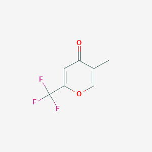 5-Methyl-2-(trifluoromethyl)pyran-4-one