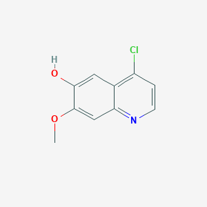 molecular formula C10H8ClNO2 B3114859 4-Chloro-7-methoxyquinolin-6-ol CAS No. 205448-74-4