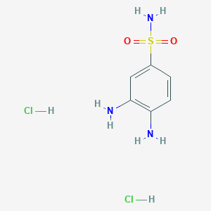 molecular formula C6H10ClN3O2S B3114883 3,4-Diaminobenzenesulfonamide, diHCl CAS No. 2055119-18-9