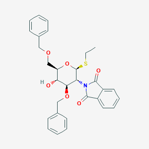 2-[(2S,3R,4R,5S,6R)-2-ethylsulfanyl-5-hydroxy-4-phenylmethoxy-6-(phenylmethoxymethyl)oxan-3-yl]isoindole-1,3-dione