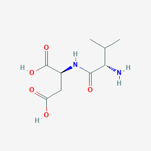 molecular formula C9H16N2O5 B3114915 H-VAL-ASP-OH CAS No. 20556-16-5