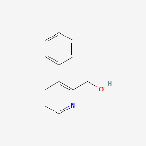 molecular formula C12H11NO B3115015 3-Phenylpyridine-2-methanol CAS No. 206181-88-6