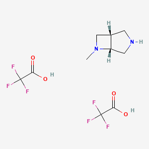 (1S,5R)-6-methyl-3,6-diazabicyclo[3.2.0]heptane; bis(trifluoroacetic acid)