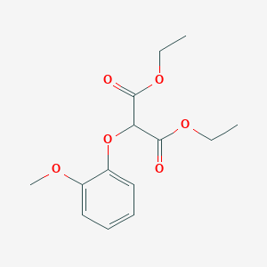 molecular formula C14H18O6 B3115149 Diethyl (2-methoxy)phenoxymalonate CAS No. 20730-58-9
