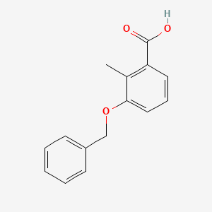 molecular formula C15H14O3 B3115283 3-Benzyloxy-2-methyl-benzoic acid CAS No. 208986-50-9