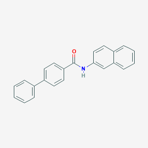 molecular formula C23H17NO B311529 N-naphthalen-2-yl-4-phenylbenzamide 