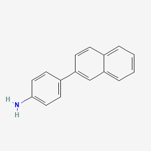 molecular formula C16H13N B3115511 4-(Naphthalen-2-yl)aniline CAS No. 209848-36-2