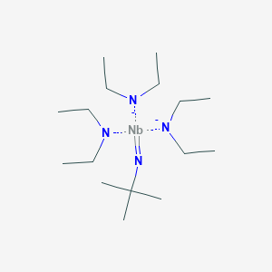 molecular formula C16H39N4Nb-3 B3115648 Tert-butyliminoniobium;diethylazanide CAS No. 210363-27-2