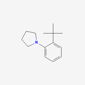 molecular formula C14H21N B3115650 1-(2-(tert-Butyl)phenyl)pyrrolidine CAS No. 210426-70-3