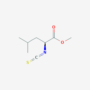 molecular formula C8H13NO2S B3115661 Methyl L-2-isothiocyanato-4-methylvalerate CAS No. 21055-43-6