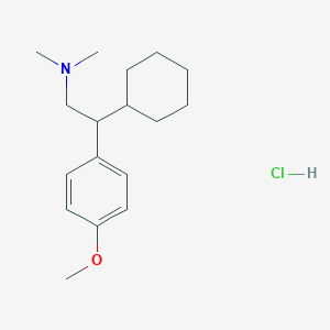 molecular formula C17H28ClNO B3115715 Deshydroxy Venlafaxine HCl 