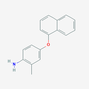 B3115864 2-Methyl-4-(1-naphthyloxy)aniline CAS No. 212189-27-0