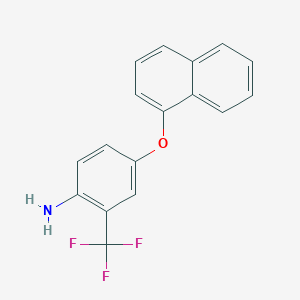 4-(1-Naphthyloxy)-2-(trifluoromethyl)aniline