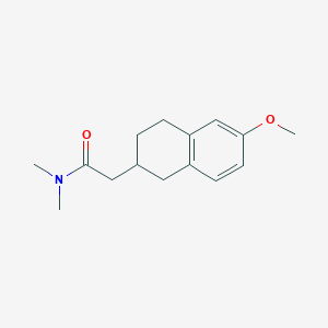 (+)-n,n-Dimethyl-(6-methoxy-2-tetralin)acetamide