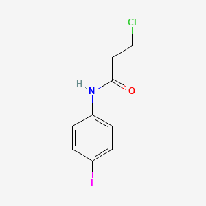 3-chloro-N-(4-iodophenyl)propanamide