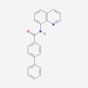 molecular formula C22H16N2O B311593 WZU-13 