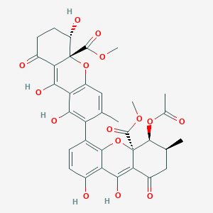 molecular formula C34H32O15 B3115946 Neosartorin CAS No. 212709-11-0