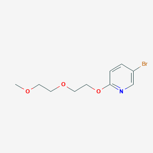B3115966 5-Bromo-2-[2-(2-methoxyethoxy)ethoxy]pyridine CAS No. 212961-32-5