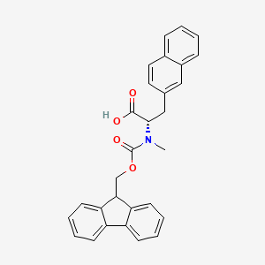 molecular formula C29H25NO4 B3116093 N-Fmoc-N-methyl-3-(2-naphthyl)-L-alanine CAS No. 2138482-09-2