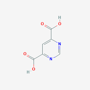 molecular formula C6H4N2O4 B031161 Pyrimidine-4,6-dicarboxylic acid CAS No. 16490-02-1