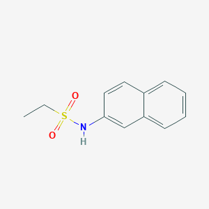molecular formula C12H13NO2S B311610 N-naphthalen-2-ylethanesulfonamide 