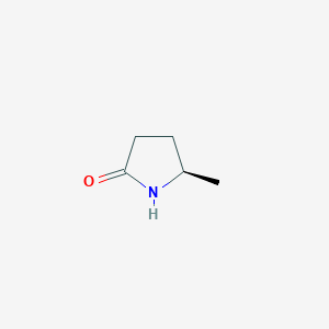 molecular formula C5H9NO B3116103 (R)-5-Methylpyrrolidin-2-one CAS No. 21395-93-7
