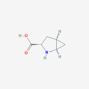 molecular formula C6H9NO2 B3116127 (1R,3S,5R)-2-azabicyclo[3.1.0]hexane-3-carboxylic acid CAS No. 214193-12-1