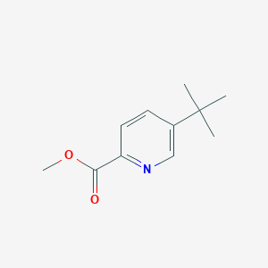 molecular formula C11H15NO2 B3116280 Methyl 5-(tert-butyl)picolinate CAS No. 215436-29-6