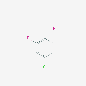 4-Chloro-1-(1,1-difluoroethyl)-2-fluorobenzene
