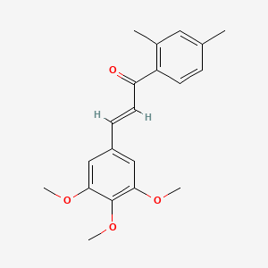 1-(2,4-Dimethylphenyl)-3-(3,4,5-trimethoxyphenyl)prop-2-en-1-one