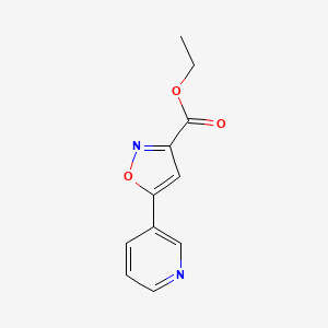 Ethyl 5-(pyridin-3-yl)-1,2-oxazole-3-carboxylate
