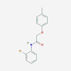molecular formula C15H14BrNO2 B311639 N-(2-bromophenyl)-2-(4-methylphenoxy)acetamide 