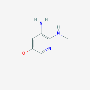 molecular formula C7H11N3O B3116447 5-Methoxy-N2-methylpyridine-2,3-diamine CAS No. 2166035-13-6