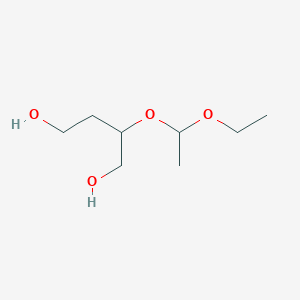 molecular formula C8H18O4 B3116458 2-(1-Ethoxyethoxy)butane-1,4-diol CAS No. 2166383-82-8