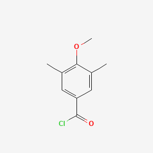 molecular formula C10H11ClO2 B3116465 3,5-Dimethyl-4-methoxybenzoyl chloride CAS No. 21668-34-8