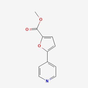 molecular formula C11H9NO3 B3116485 Methyl 5-(pyridin-4-yl)furan-2-carboxylate CAS No. 216867-36-6