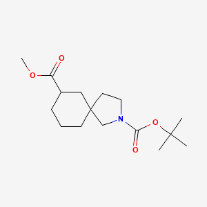 2-Tert-butyl 7-methyl 2-azaspiro[4.5]decane-2,7-dicarboxylate