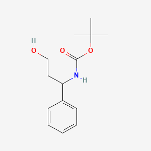 Tert-butyl (3-hydroxy-1-phenylpropyl)carbamate