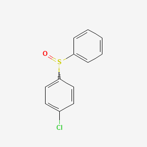 molecular formula C12H9ClOS B3116635 (R)-p-Chlorophenyl phenyl sulfoxide CAS No. 2184973-82-6