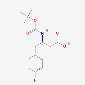 (R)-3-((tert-Butoxycarbonyl)amino)-4-(4-fluorophenyl)butanoic acid