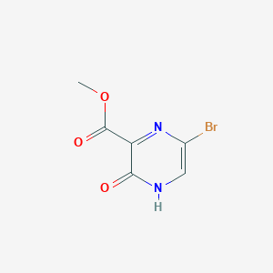 molecular formula C6H5BrN2O3 B3116658 Methyl 6-bromo-3-oxo-3,4-dihydropyrazine-2-carboxylate CAS No. 21874-61-3