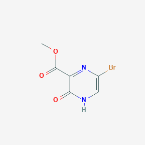 molecular formula C6H5BrN2O3 B3116658 Methyl 3-hydroxy-6-bromopyrazine-2-carboxylate CAS No. 21874-61-3