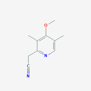 (4-Methoxy-3,5-dimethylpyridin-2-yl)acetonitrile