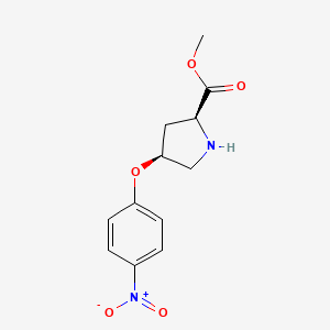 Methyl (2S,4S)-4-(4-nitrophenoxy)-2-pyrrolidinecarboxylate