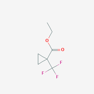 molecular formula C7H9F3O2 B031167 Ethyl 1-(trifluoromethyl)cyclopropanecarboxylate CAS No. 139229-57-5