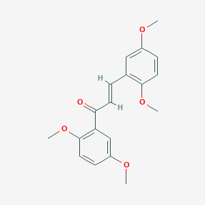 (2E)-1,3-Bis(2,5-dimethoxyphenyl)prop-2-en-1-one